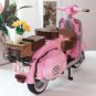 Compatible with LEGO Pink Vespa 125 Model Building Blocks