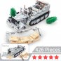 Steel Germany SD.KFZ.7 Half Track Armored Vehicle Building Block For Lego Military