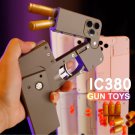 Outdoor Sports Metal Folding Gun Toy Model Bullet Shelling Folding Gun Toy