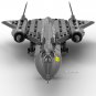 Military US SR-71 Blackbird War Spy Plane Aircraft Building Blocks Compatible with Lego