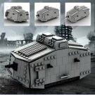 WW1 Germany Military A7V Combat Tank Building Blocks Set  Compatible with Lego