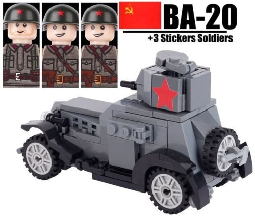 Building Blocks MOC Military WW2 Chinese Tank B21-36 Gun Bricks Compatible with Lego