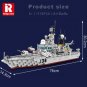 &acirc;�&reg;&acirc;�&reg; Building Blocks MOC Military WW2 Navy Warships Battleship Warship Compatible with Lego