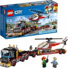 EGO City Heavy Cargo Transport 60183 Toy Truck Building Kit with Trailer, Toy Helicopter