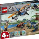 LEGO Jurassic World Velociraptor: Biplane Rescue Mission 75942, Dinosaur Toy for Preschool Kids