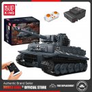 Technical Remote Control German Tiger Tank Building Blocks Military Battle
