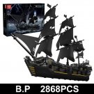 The Caribbean Black Pearl Pirate Ship Building Blocks Pirates
