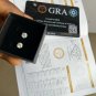 1ct D Color VVS1 Moissanite Stud Earrings Screwback 925 Sterling Silver 6 Prong