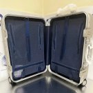 Real Aluminum Silver Carry Luggage, 24" Suitcase Hand TSA Lock