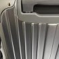 Real Aluminum Silver Carry Luggage, 24" Suitcase Hand TSA Lock