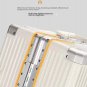 20" Aluminum Frame Suitcase Multifunctional Luggage With Large Capacity Pull Rod