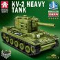 Military Soviet Union KV-2 Heavy Tank Vehicle Building Blocks World War + 2 Sold