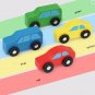 Building Blocks Wooden Double Layer Car Model Fall-resistant