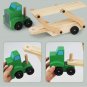 Building Blocks Wooden Double Layer Car Model Fall-resistant