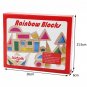 Building Blocks Wooden Construction Building Set in a Box