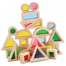 Building Blocks Wooden Construction Building Set in a Box