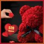 Forever Rose Teddy Bear with LED &acirc;�� Elegant Floral Gift for Anniversaries & More (Free shipping)