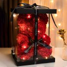 Forever Rose Teddy Bear with LED – Elegant Floral Gift for Anniversaries & More (Free shipping)