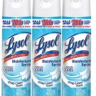 3X Lysol All In One Linen Disinfectant Spray, Kills odors from hard surfaces and fabrics