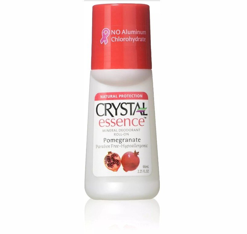 X 2 Crystal Deodorant Essence Roll-On 2.25 Ounce Pomegranate (66ml) (2 Pack)