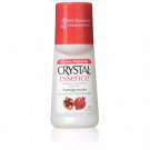 X 2 Crystal Deodorant Essence Roll-On 2.25 Ounce Pomegranate (66ml) (2 Pack)
