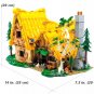 Disney Snow White and The Seven Dwarf's Cottage  -43242- Without Box! + Brand New!