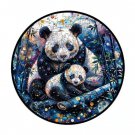 Wooden Puzzle - Panda Family Intellectual Exercise - Family game Toys