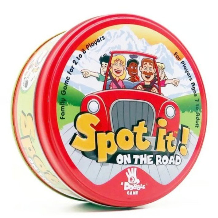 Spot It! On the Road Card Game for Family and Kids Travelling Board Games