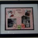 Custom Memory Page Matted and Framed