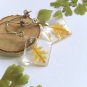 Real Leaves Earrings, Resin Earrings