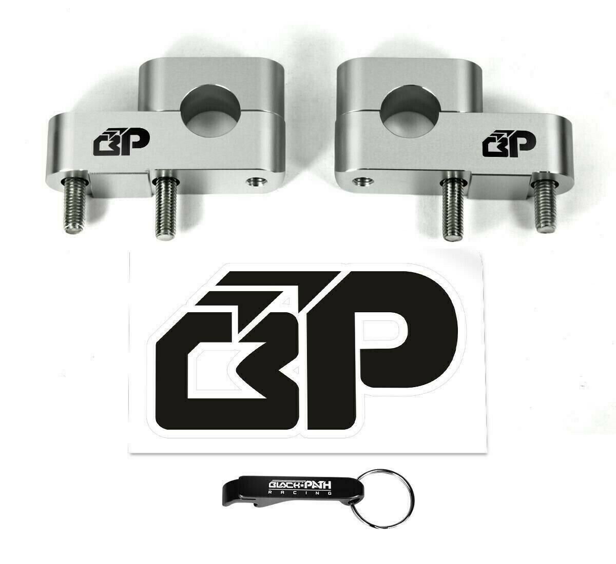 1" Up 1.25" Back Handlebar Riser Spacer Kit 7/8" Bars Yamaha XT500