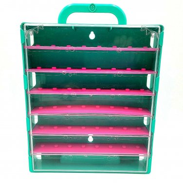 Shopkins Teal Pink Collectors Carrying Case Season 5