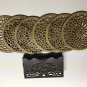 6 Pack - Moroccan Tile Design Drink Coasters Table Set - Arabesq Style
