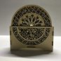 6 Pack - Moroccan Tile Design Drink Coasters Table Set - Arabesq Style