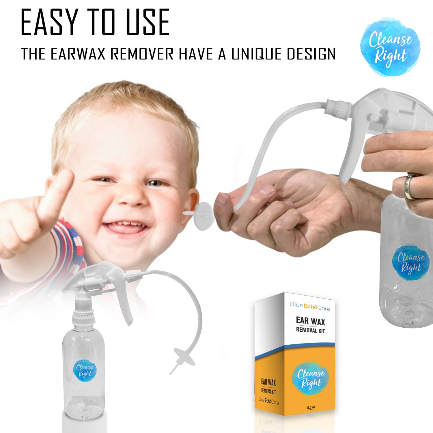 Ear Wax Removal Kit with 20 Disposable Tips!