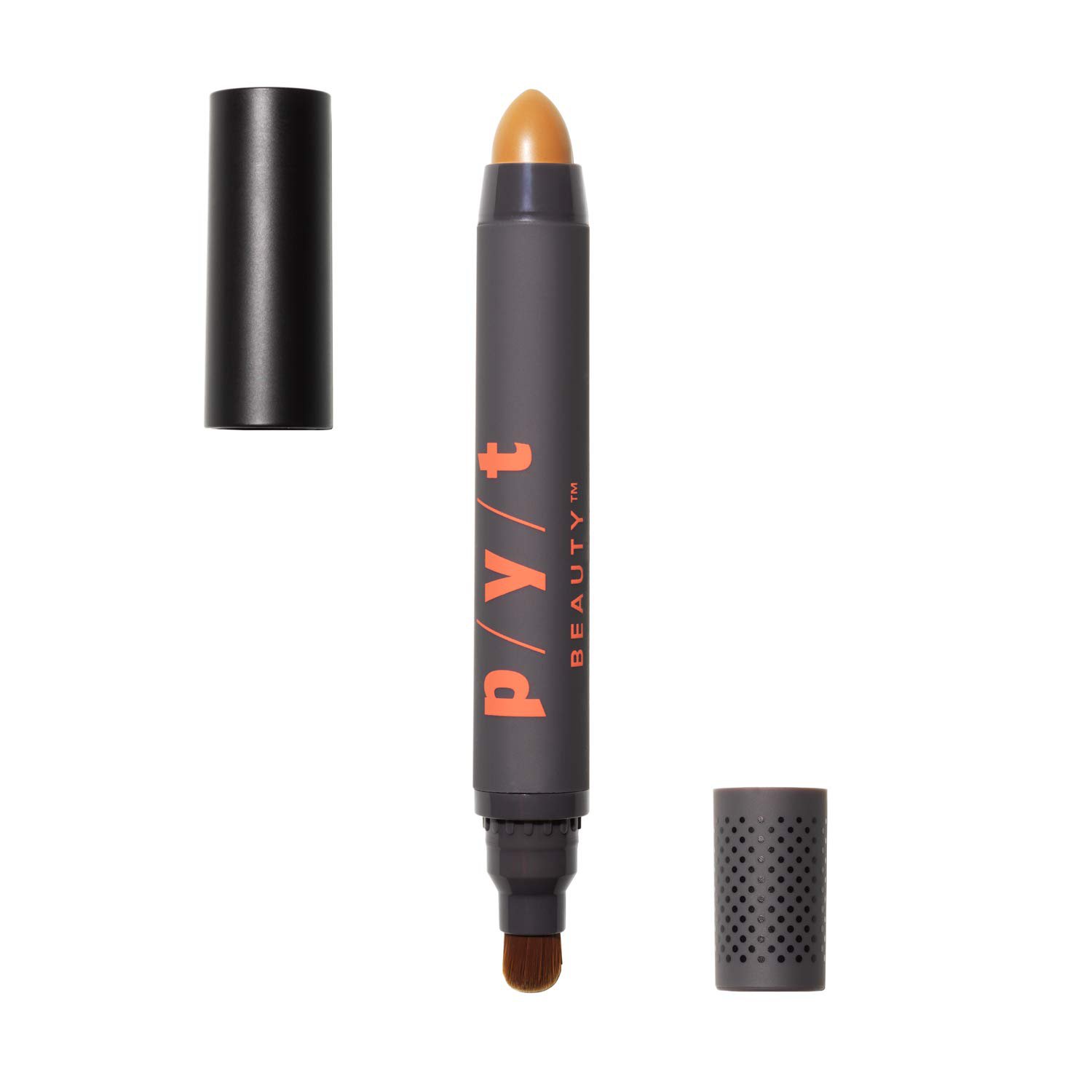 Medium/Gold, Makeup Concealer Stick and Concealer Brush, Matte Finish, Hypoallergenic, Cruelty Free
