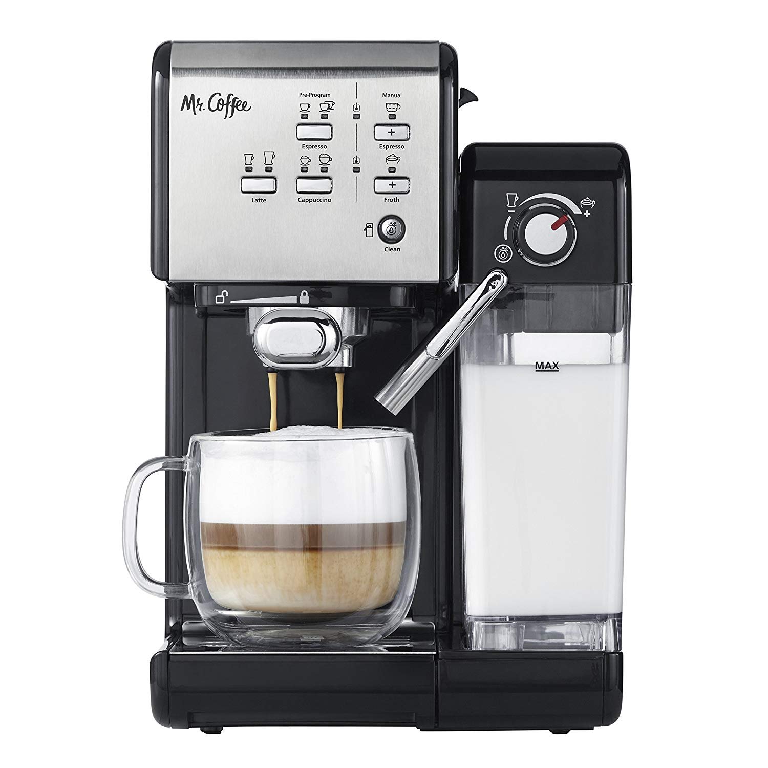 Mr. Coffee One-Touch - Coffee maker and cappuccino