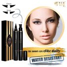 LA PURE Waterproof Eyeliner Stamp - 2 Wingliner Black Make Up Pens, Vamp Style Wing