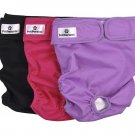 Pet Parents Washable Dog Diapers (3pack) of Durable Doggie Diapers, Premium Female Dog Diapers