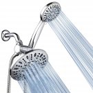 AquaDance 7" Premium High Pressure 3-Way Rainfall Combo for The Best of Both Worlds-Enjoy Luxurious