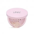 KORE BEAUTY USA Unny Satin Loose Finishing Powder with Built-In Mirror and Air Cushion, Violet