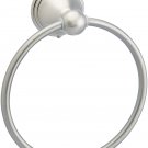 AmazonBasics Modern Bathroom Hand Towel Ring, Satin Nickel
