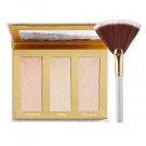 PÜR Sparkle and Shine Bright Travel Highlighter Palette + Fan Brush