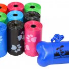 Downtown Pet Supply Dog Pet Waste Poop Bags with Leash Clip and Bag Dispenser