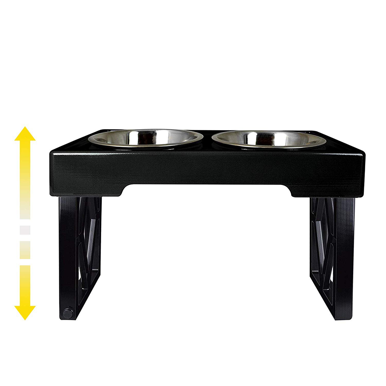 Pet Zone Designer Diner Adjustable Elevated Dog Bowls