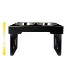 Pet Zone Designer Diner Adjustable Elevated Dog Bowls