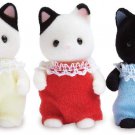 Calico Critters Tuxedo Cat Triplets