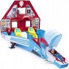 Paw Patrol, Super Paws, 2-in-1 Transforming Mighty Pups Jet Command Center with Lights and Sounds