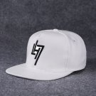 Men comfort canvas white LH7 snapback hat