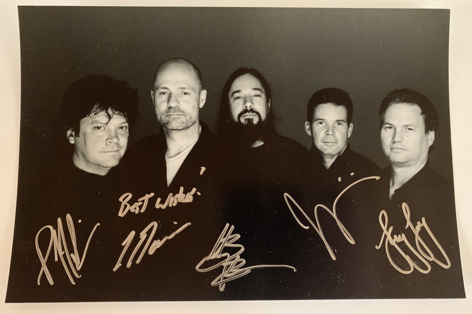 The Tragically Hip band signed autographed 8x12 photo photograph Gord
